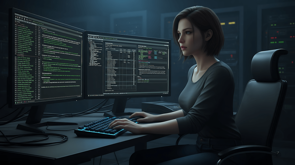 QA engineer reviewing AI-generated test cases against manual test documentation